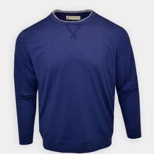 Donald Ross Men’s Year Rounder Crewneck Sweatshirt – Classic Fit – Size Large